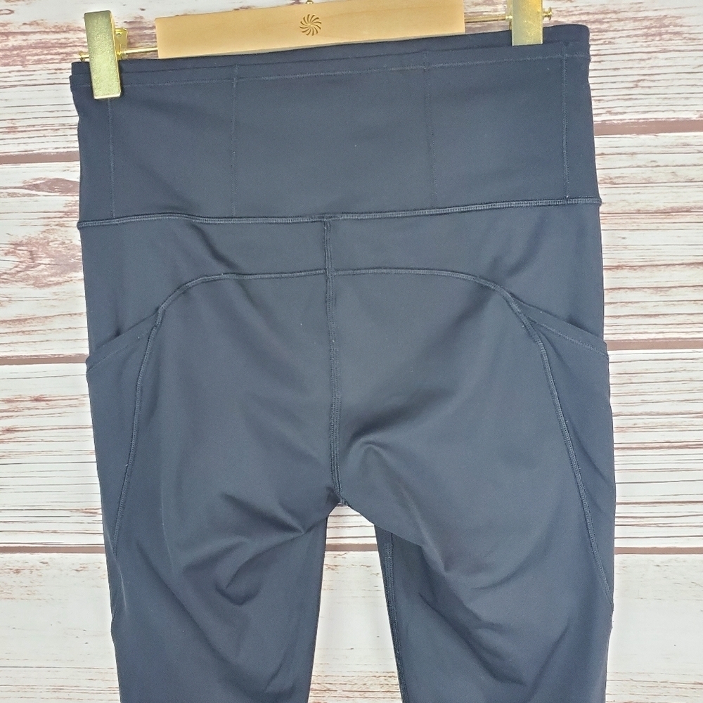 Lululemon Womens Size 4 Black Fast & Free 7/8 Tight II Nulux 25" Leggings - Picture 6 of 12